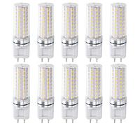 TPMAFF Lot de 10 Ampoules LED G12, Ampoule à Base de maïs G12 à Deux Broches, 10 W 1500 LM, 15 W 2200 LM, 20 W 3000 LM, 3000 K 4000 K 6000 K Non dimmable AC 85 V ~ 265 V