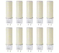 TPMAFF Lot de 10 ampoules LED G12, ampoule à base de maïs G12 à deux broches, 10 W 1500 lm, 15 W 2200 lm, 20 W 3000 lm, 3000 K 4000 K 6000 K non dimmable AC 85 V ~ 265 V