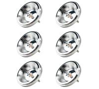 TPMAFF Lot de 6 Ampoules LED AR111 à réflecteur COB 12 W (équivalent 100 W) 1140 lumens, culot à vis G53, Ampoule AC/DC 12 V, Non Variable, 6 pièces
