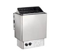 TPMOCS Poêle de Sauna 220V 3-9KW en Acier Inoxydable, Sauna Heater Sec avec Contrôleur Interne pour 2-13m³ Home Hotel Spa Douche Salle de Bains (Color : 6KW)