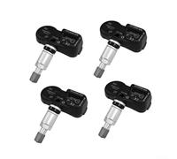 TPMS Kit de remplacement de capteur de pression des pneus, 4 pièces, matériau ABS, noir, compatible avec OEM 88974915