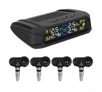 TPMS sans fil avec plusieurs alarmes pour garder une trace de l'état des pneus de votre véhicule à tout moment, n'importe où (intégré)
