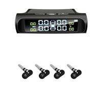Tpms Système de surveillance d'alarme pression des pneus voiture à énergie solaire Systèmes sécurité automatique Avertissement température(K02-Built-in Sensor)
