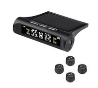 Tpms Système de surveillance d'alarme pression des pneus voiture à énergie solaire systèmes sécurité automatique avertissement température(External Sensor)