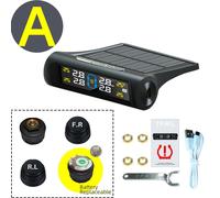 Tpms-Système De Surveillance De Pression,Sans Fil,Solaire,Avec 4 Capteurs Externes,Adapté Aux Voitures Suv Mpv - Type Tpms-Style A