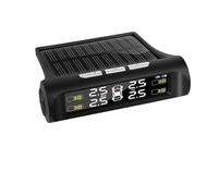 Tpms Système de surveillance la pression des pneus voiture, charge solaire, système d'alarme automatique, affichage numérique HD, sans fil, avec 4 capteurs(External sensors)