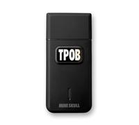 TPOB Mini rasoir simple tête de mort au design compact qui peut tenir dans votre poche avec un moteur turbo chargé, parfait pour une utilisation professionnelle et à la maison (noir)