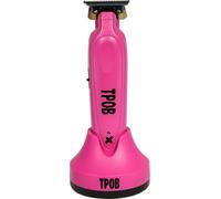 TPOB X Candy Tondeuse à cheveux professionnelle numérique sans balais 7200 tr/min pour homme Tondeuse à lame en T sans fil rechargeable (X rose)