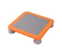 Tpoline Indoor Planche à sauter carrée pour enfants Équilibre Coordinat et moteur LS Capacité de 80 kg Pour jeux extérieurs et intérieurs Couleur