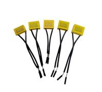 TPQZQAUEC 5PCS AD K X2 capacitance Tape Line 0.1uF 0.15uF 0.22uF 0.33uF 0.47uF 250V-275V Housing Flexible wire Capacitor (0.33UF)