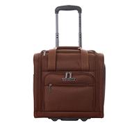 TPRC Bagage Cabine sous Le Siège de 38 cm Approuvé par Les Compagnies Aériennes avec Port de Charge USB, Marron