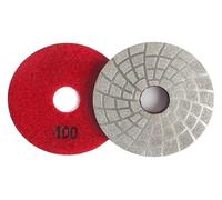 TPSC7 Disque de meulage diamanté brasé sous vide, 3 pouces, 2 pièces, for granit, marbre, béton, polissage rapide .AT7