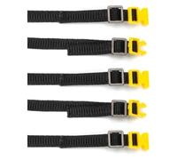 TPSCUN Lot de 5 cordes verrouillage fixation for porte-bagages toit simulation, compatibles avec les pièces voiture sur chenilles 1/10 RC TRX4 AXIAL SCX10 90046 RC4WD (taille : jaune pièces)