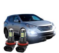 TPSOBRU Antibrouillard Avant pour Hyundai pour Santa Fe pour Santafe 2013 2014 2015 2016 Ampoule LED Antibrouillard Avant Phares Antibrouillard