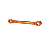 TPSOBRU Cadre Porte Telephone Velo Support de Navigation GPS/téléphone renforcé pour Moto en Aluminium CNC de 22 mm Porte Téléphone Vélo(Orange)