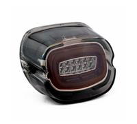 TPSOBRU Moto Feux Arrière Pour Dyna Pour Fat Pour Boy Pour Softail Pour Sportster Pour Road Pour King Feu Arrière Frein LED(Red Crystal Lens)