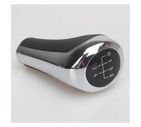 TPSOBRU Soufflet Levier Vitesse Pommeau Levier Vitesse Chromé Mat Pour BMW E46 E53 /60/61 /63/65 /81/82 /83/84 /87/90/91/92 X1 X3 X5 Série 1356(5 Speed Chromed)