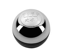 TPSOBRU Soufflet Levier Vitesse Pour Alfa Pour Romeo Pour Giulietta 2010-2018 5 6 Vitesses Pommeau Levier Vitesse Manette Couvercle Capuchon(5 Speed Chrome)