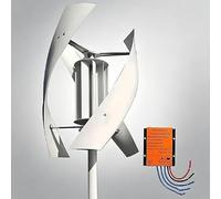 TPTAWF Éolienne verticale 3000 W avec contrôleur MPPT | Générateur éolien triphasé AC 12 V/24 V/48 V pour alimentation domestique industrielle hors réseau