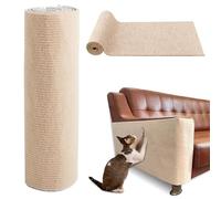 TPTGIAR Lot de 2 tapis griffoirs autocollants - 30 x 100 cm - Motif chat - Montage mural - Convient pour meubles, protection contre les rayures, porte