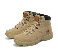 TPTOP Bottes Militaires Tactiques pour Hommes Combat Chaussures de Randonnée Durable Bottine de Combat pour Trekking/Chasse/Travail/Entraînement Militaire,Sand-43EU