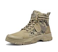 TPTOP Bottes Militaires Tactiques pour Hommes Combat Chaussures de Randonnée Durable Bottine de Combat pour Trekking/Chasse/Travail/Entraînement Militaire,A-41EU