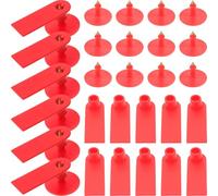 Tpu Étiquette Auriculaire Résistante UV, 100 Pièces | Surface Vierge et Lisse, Couleur Vive, Légère, Solide, pour Oreilles de Bovins et Moutons, Gestion Ranch