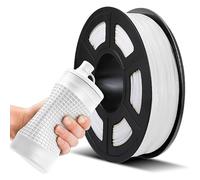 TPU Flexible Filament 1.75mm, JAYO Imprimante 3D Filament TPU Shore 95A, Précision de +/-0,02mm, 0.5KG/500G Bobine, TPU Blanc