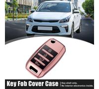 TPU Porte-clés Couverture Cas Protection Sans Clé Télécommande Intelligente Support Rose