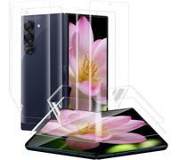 Tpu Tempered Glass For Samsung Galaxy Z Fold 6 5g, 3d Transparent Screen Protector, Anti-Scratch, Sensitive Touch Bubble-Free, 2 Pack Hd Z Fold 6 Glass Protection+Protective Film On The Back