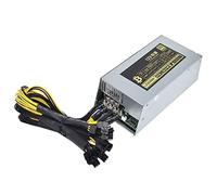 TPUOTI 2000 W 12 V 166 A ETH Alimentation 220-240 V Entrée 10 x 6 broches 80 % d'efficacité Multi-GPU pour BTC Antminer Bitcoin S7 S9