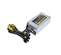 TPUOTI 2U Single Channel 2000W ETH Mining Rig Power Supply Miner PSU 10x6Pin Efficacité Dispositif pour BTC Antminer Bitcoin S7 S9
