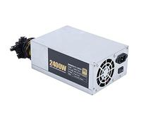 TPUOTI 3200/2600/2400/2000W ETH Bitcoin Alimentation 180-240V 10x6Pin 95% Efficacité pour Ethereum BTC Bitcoin Miner (2U 2400W)