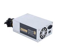 TPUOTI 3200 W/2600 W/2400 W/2000 W ETH Alimentation 2U 10 x 6 broches 95 % d'efficacité Support Multi-GPU pour Bitcoin Mining (2600 W)