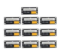 TPUOTI ADD2PSU ADD2PSU Bloc d'alimentation double bloc d'alimentation ATX 24 broches vers 4 broches Molex Adaptateur Riser Miner (10 pcs Noir Sata)