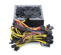 TPUOTI Alimentation minière 2600/2400/2000/1800 W PSU ATX 180-265 V ETH Bitcoin Miner Ethereum prise en charge 8 cartes graphiques (2600 W)