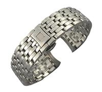 TPUOTI Bracelet de montre en acier inoxydable 316L avec extrémité incurvée pour Omega de Ville Prestige Orbis Edition Boucle déployante 16 mm 19 mm 20 mm, 20mm, Agate