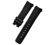 TPUOTI Bracelet de montre en caoutchouc fluoro à libération rapide pour IWC Aquatimer Series IW356802 IW376705 376710 Bracelet de montre en silicone souple 22 mm pour homme, 22mm, Agate