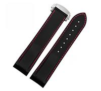 TPUOTI Bracelet de montre étanche en silicone avec boucle déployante 20 mm et 22 mm pour Omega Seamaster 007, 20mm, Agate