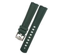 TPUOTI Bracelet de montre souple en caoutchouc de silicone fluorescent pour Omega Seamaster Diver 300 Noir Bleu 20 mm 21 mm 19 mm, 22mm, Agate