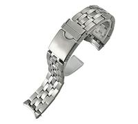 TPUOTI Bracelets de montre en acier inoxydable massif T120 de 21 mm pour Tissot T120407 Pièces de montre Accessoires Bracelet de montre pour homme, 21mm T, Agate