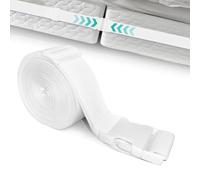 TPVUPC Support de Matelas 10,4 m × 5 cm, Matratzenverbinder, Pont de Matelas, Pont de Lit pour Lits Doubles, Relie Deux Matela Pont de Lit Grande Surface de Couchage Réglable