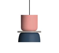TPWEWRX Nordique moderne Macaron Pendentif Luminaires Creative Plafond Suspension Art Déco Pendentif Éclairage Lustre Restaurant Suspension pour Café Cuisine Île Salon Chambre (B)