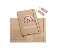 TPZORJX 1 pièce Étui pour livret sanitaire en feutre- porte-livret sanitaire Housse pour carnet d'examen et carnet de vaccination pour enfants - Organiseur - Cadeau pour les futures mamans