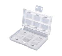 TPZORJX 1 Piece Game Card Storage Case, 24-in-1 Ultra Heavy Duty Game Card Storage Case Rack, Game Memory Card Case, Game Storage Case, White