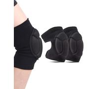 TPZORJX 1 pièce genouillères de sport, genouillères de danse volley-ball, genouillères en mousse anti-crash de 20mm d'épaisseur, sport de course à pied,genouillères en mousse EVA anti-crash, noir, M