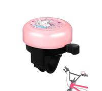TPZORJX 1 sonnette de vélo pour enfant, mini sonnette de vélo en aluminium, vélo pour enfant, accessoires de vélo tout terrain, scooter, licorne rose