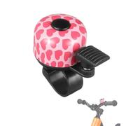 TPZORJX 1 sonnette pour enfant, mini sonnette en aluminium, vélo enfant, VTT, trottinette, joli coeur rose