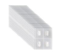 TPZORJX 25Pcs Pochettes en Plastique Transparent à 6 Anneaux A5 pour classeurs, A5 Économiser Argent Numérotées 1 à 100, Recharges Reliure Transparentes Économiser Argent Pochettes Remplacement