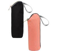 TPZORJX 2PCS Porte Bouteille Isotherme, Matériau en Tissu Oxford, Sac Isolant pour Biberon de Lait, avec Poignée Suspendue,Sac Bouteille Isotherme pour Rangez Les Biberons